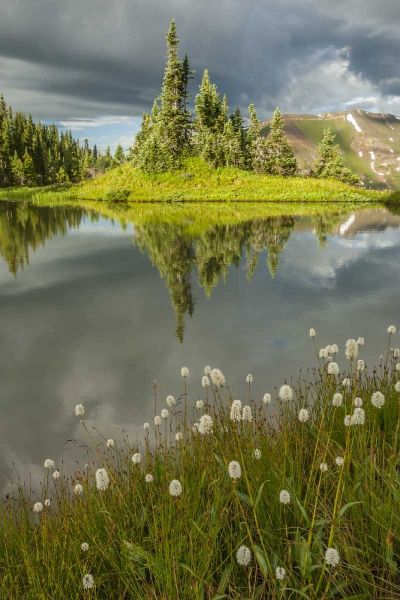 Colorado Paradise Divide and pond reflection